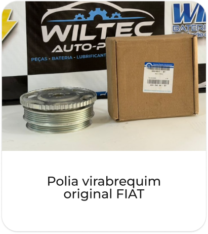 Polia virabrequim original FIAT